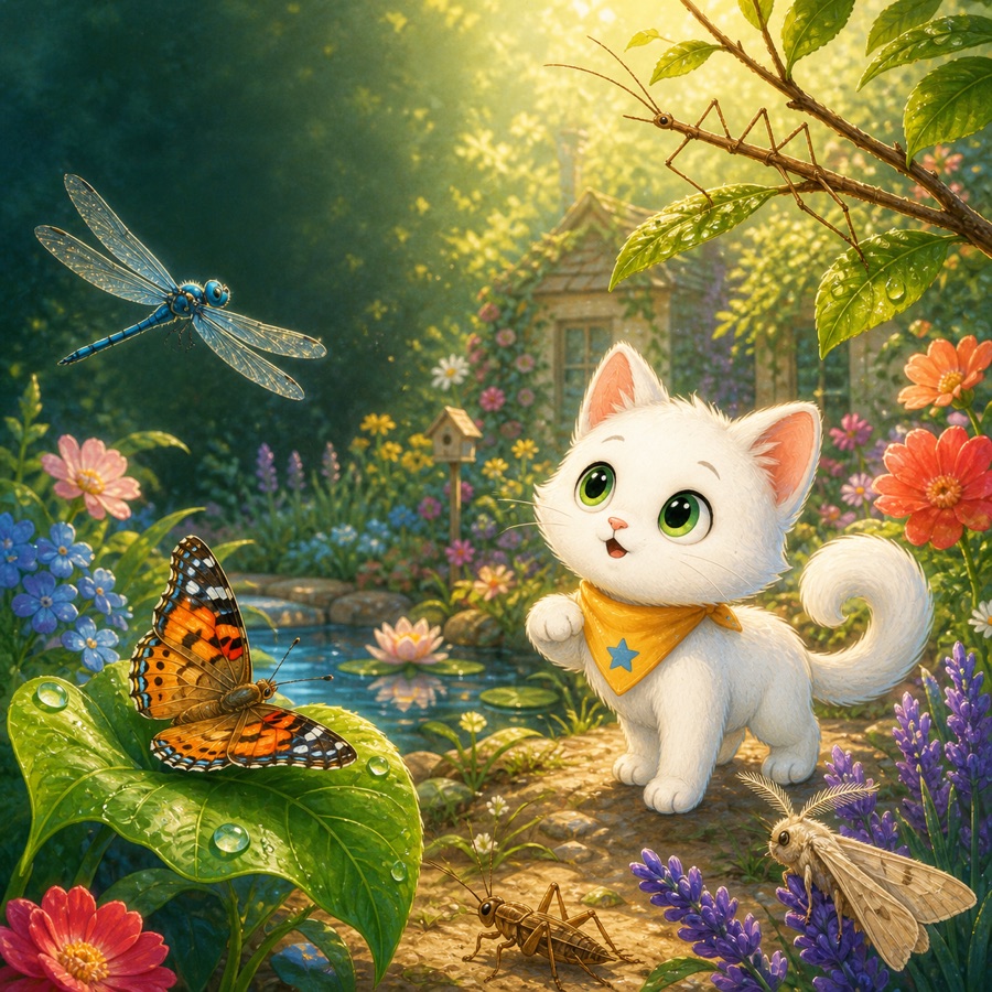Illustration for Nikola and the Five Senses