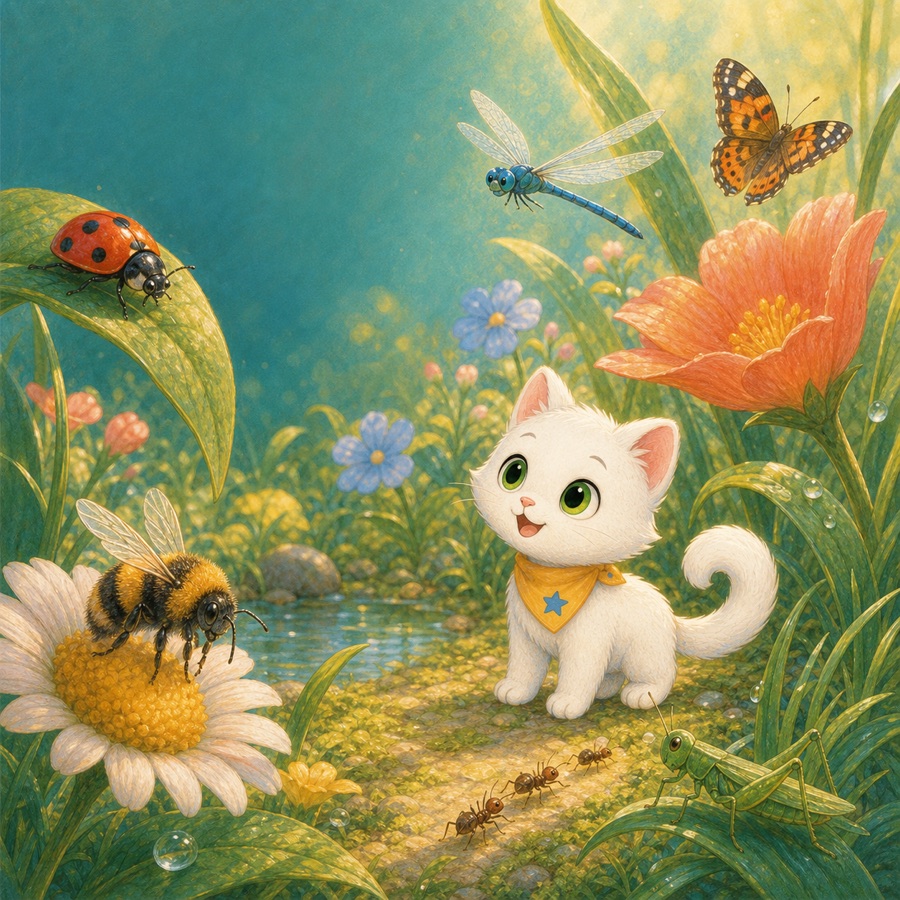 Illustration for Nikola's Insect Adventure