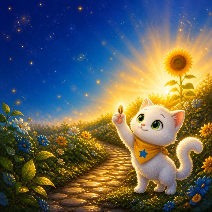 Illustration for Nikola and the Tiny Seed