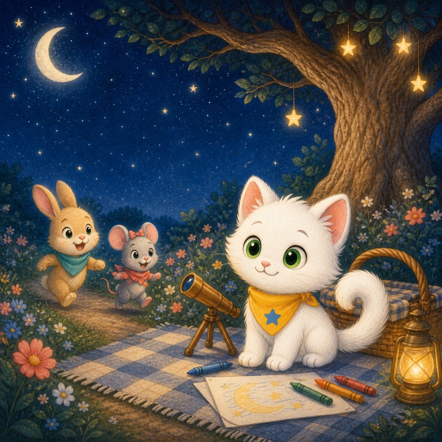 Illustration for Nikola and the Sharing Star
